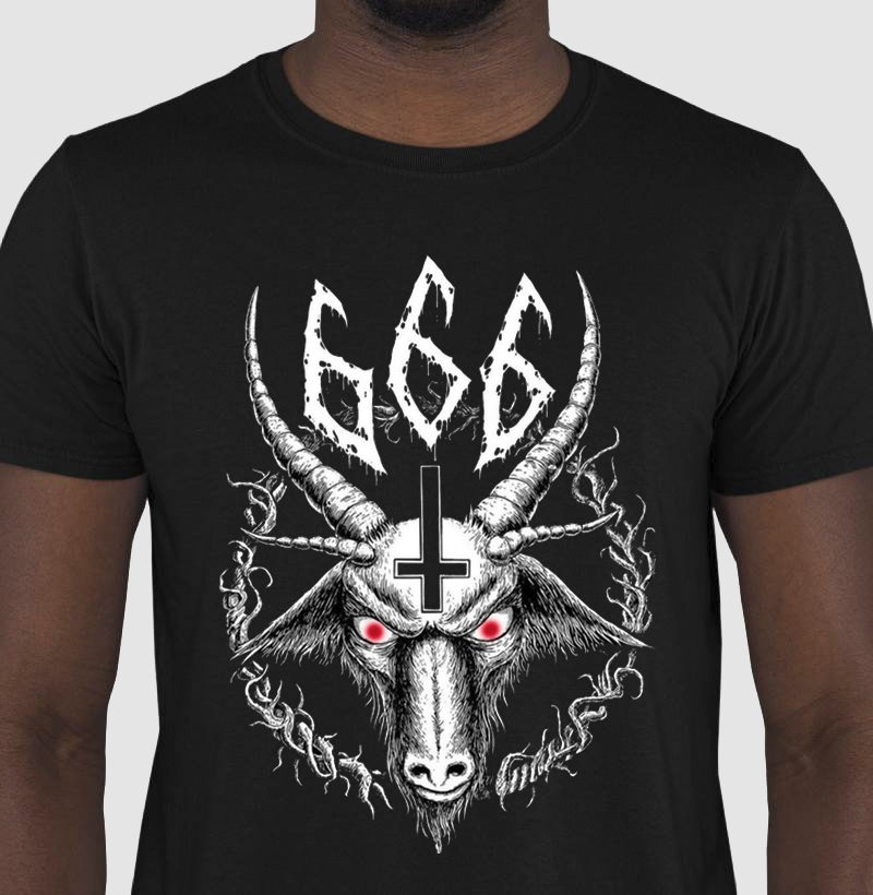 T-SHIRT BODE OLHOS VERMELHOS