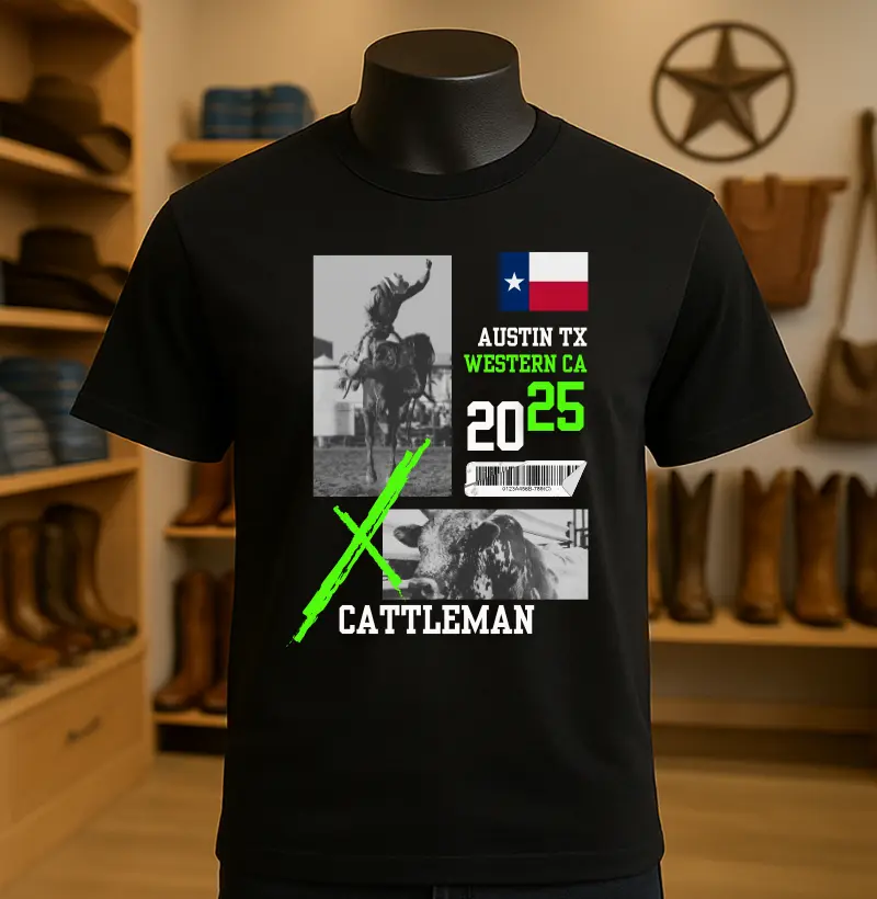 Camiseta TX CATTLE - rodeio