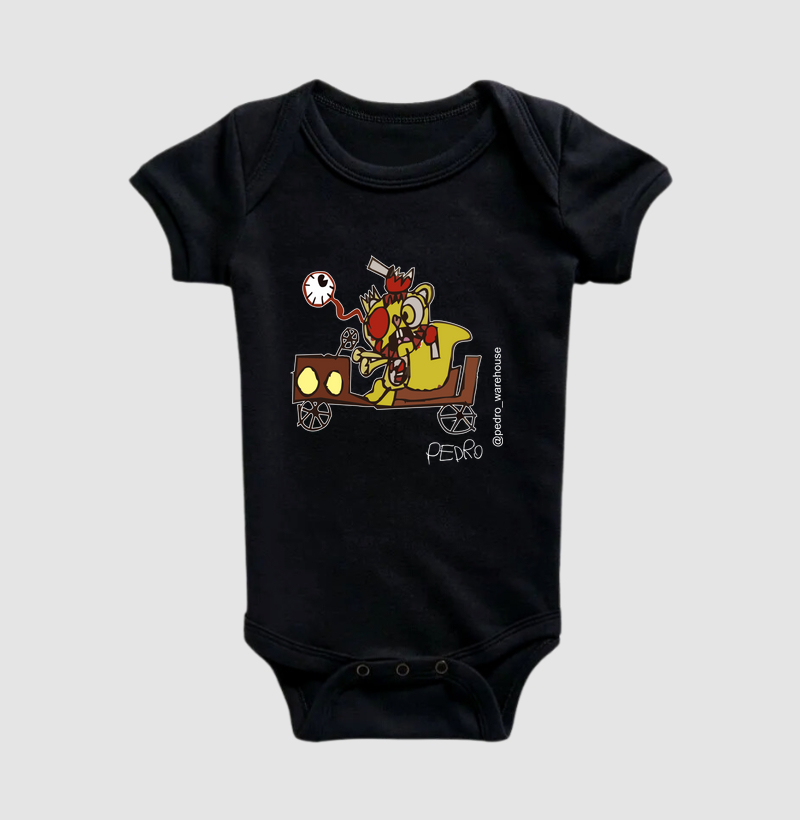 CAMISETA MASC/FEM - ESQUILO BALEADO