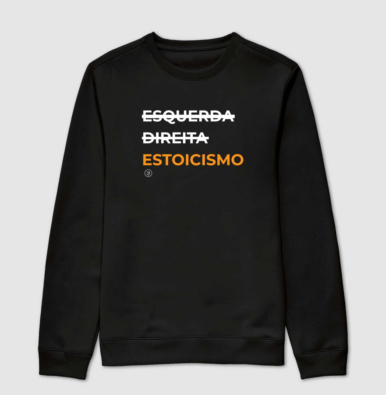 Camiseta Filosofia Estocismo "Anti esquerda e direita"