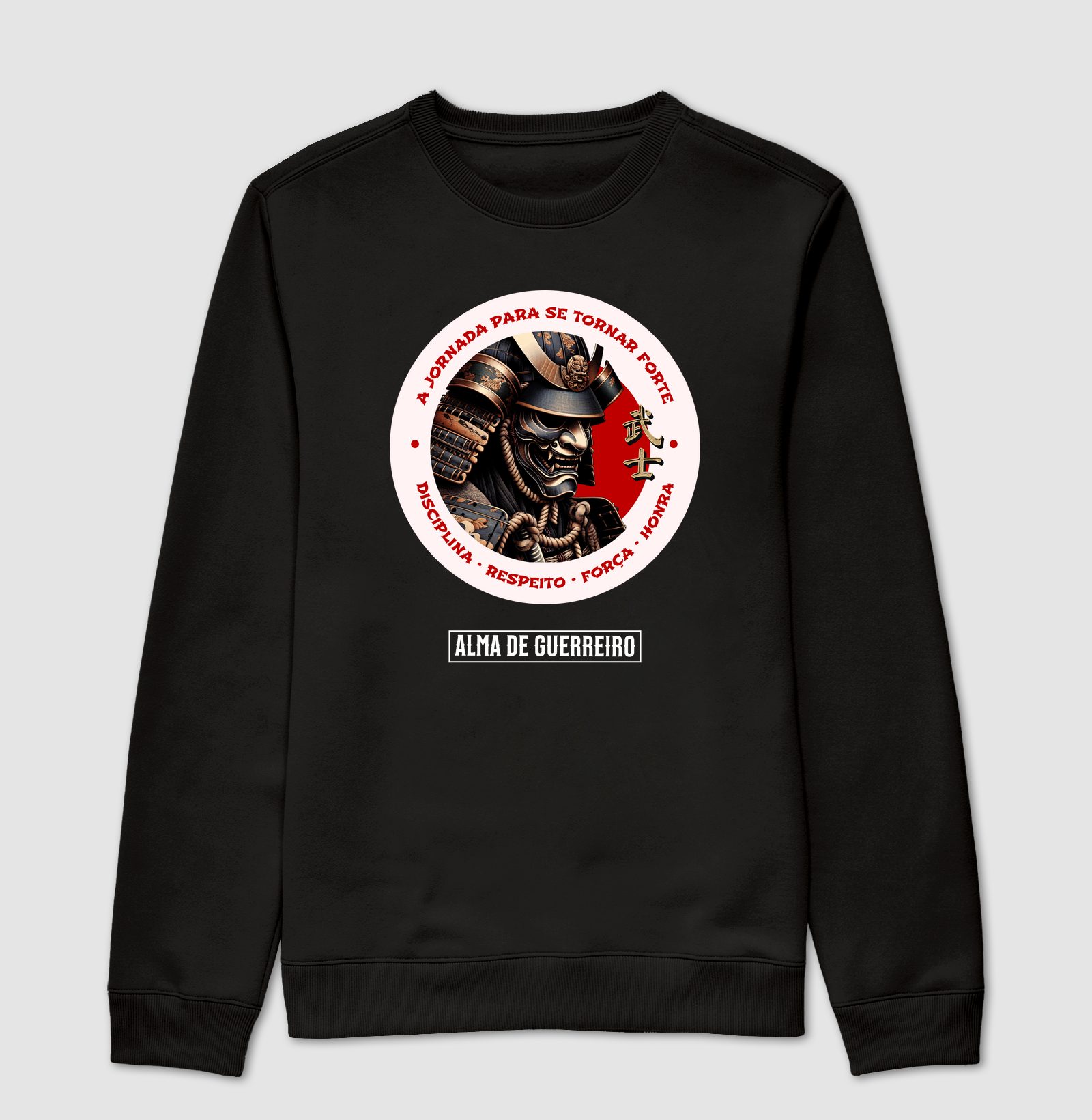 Moletom Samurai III - ADG - Alma de Guerreiro
