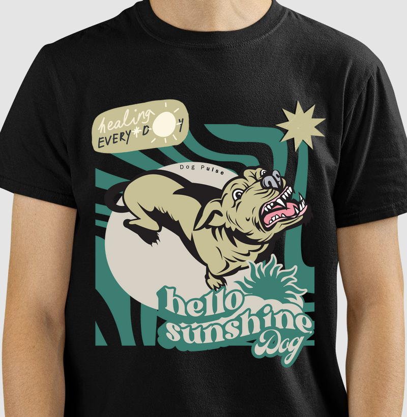 Camiseta Dog Pulse – Hello Sunshine Dog