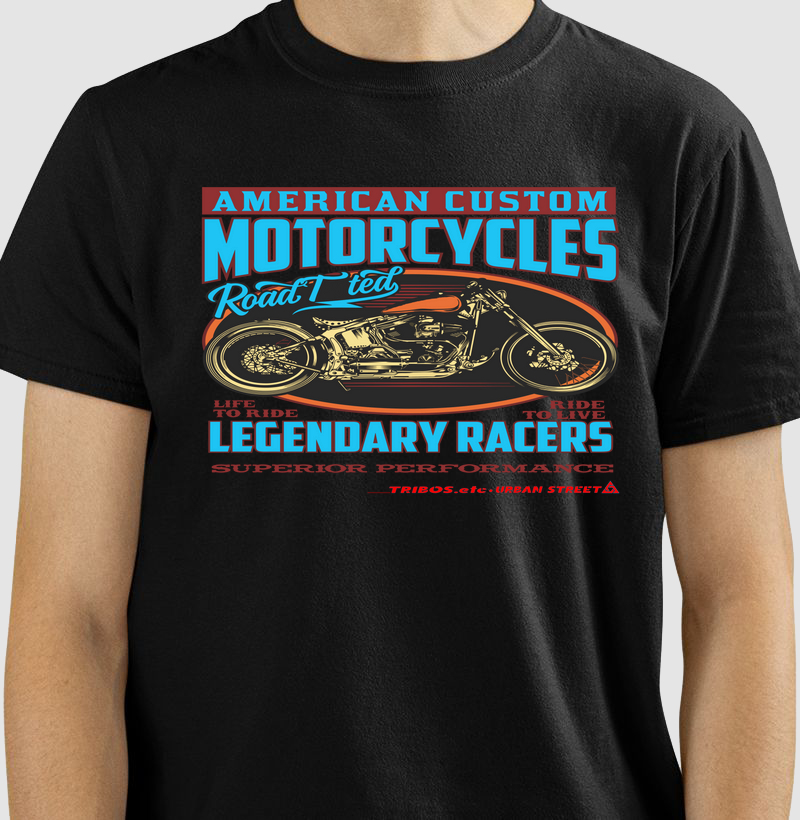 CAMISETA RESERVA.INK MASCULINA E FEMININA TRIBOS.etc OF ROADS MOTORCYCLES AMERICAN CUSTOM