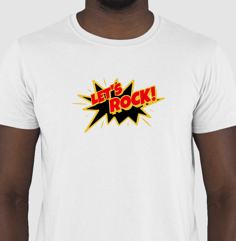 Let’s Rock: Camiseta - Explosão de Energia e Estilo