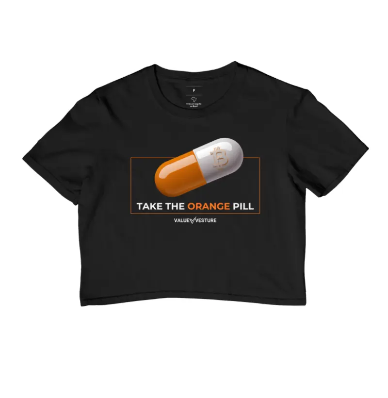 Cropped Orange Pill