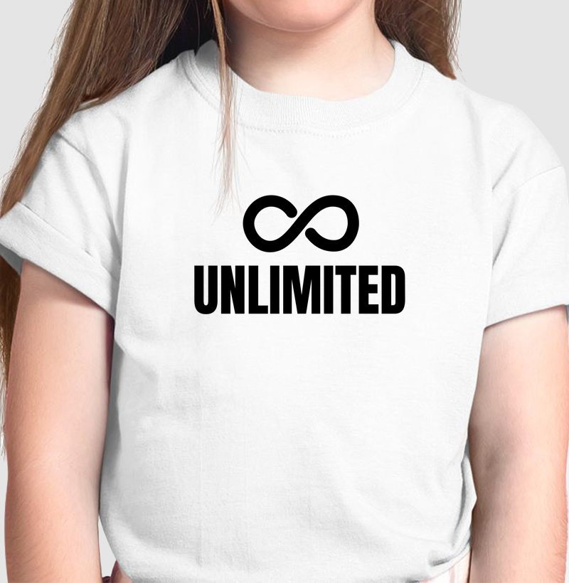 Unlimited: Camiseta Infantil - Liberte seu Potencial