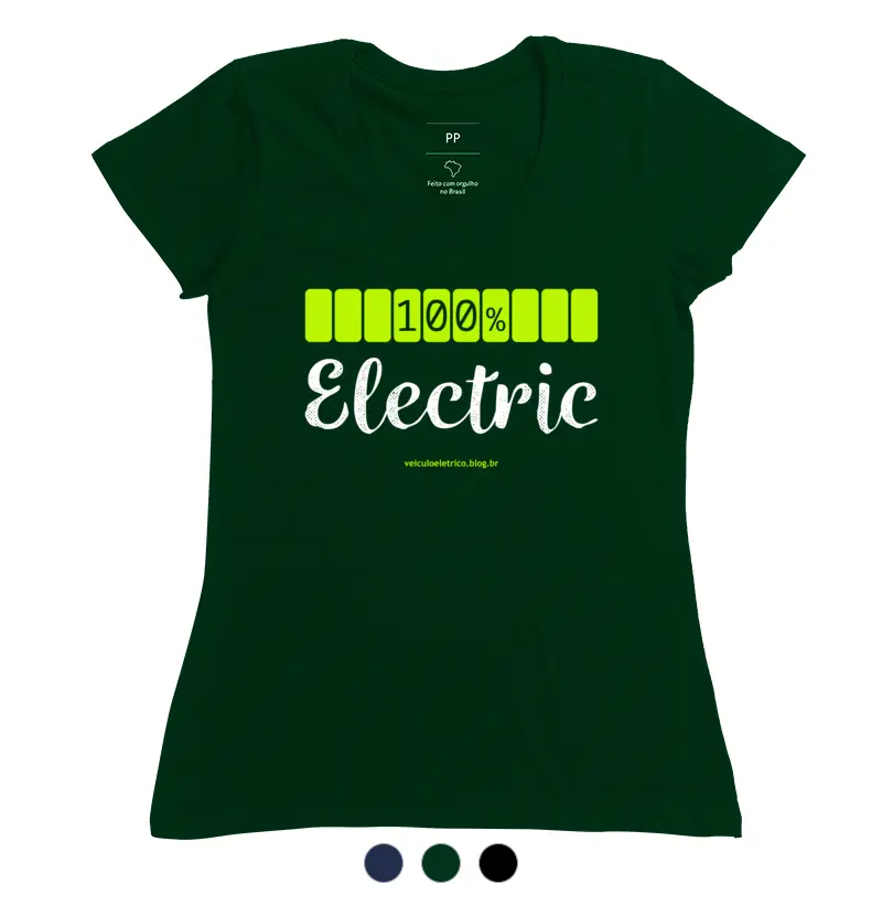 Camiseta 100% Electric Feminina