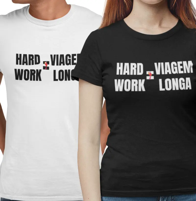 Camiseta Hard Work Viagem Longa