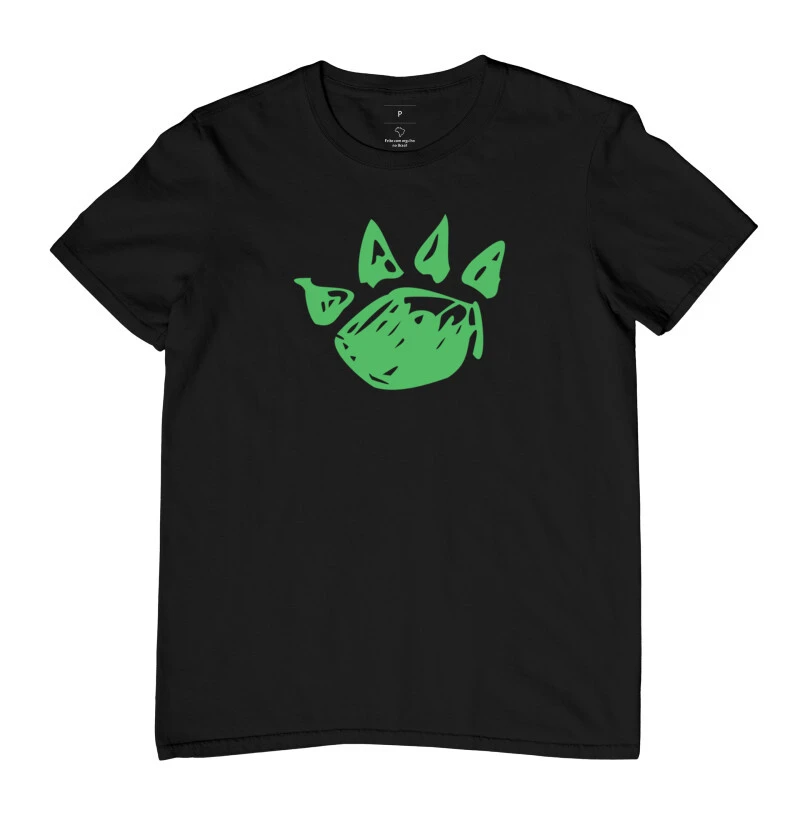 Camiseta Masculina Camaleão Pata Grafite