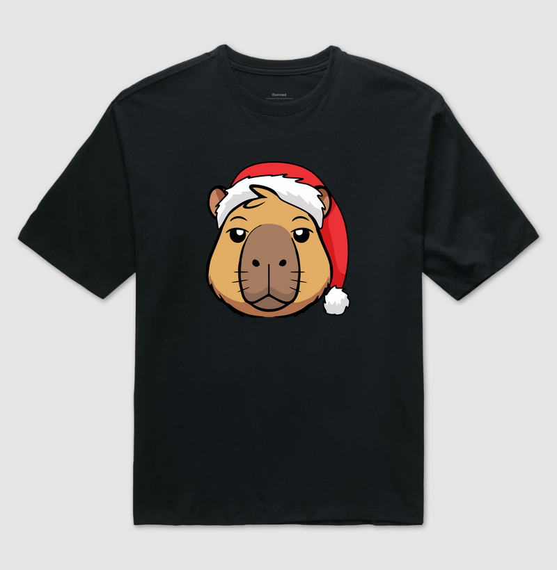 Camiseta Capivara Noel