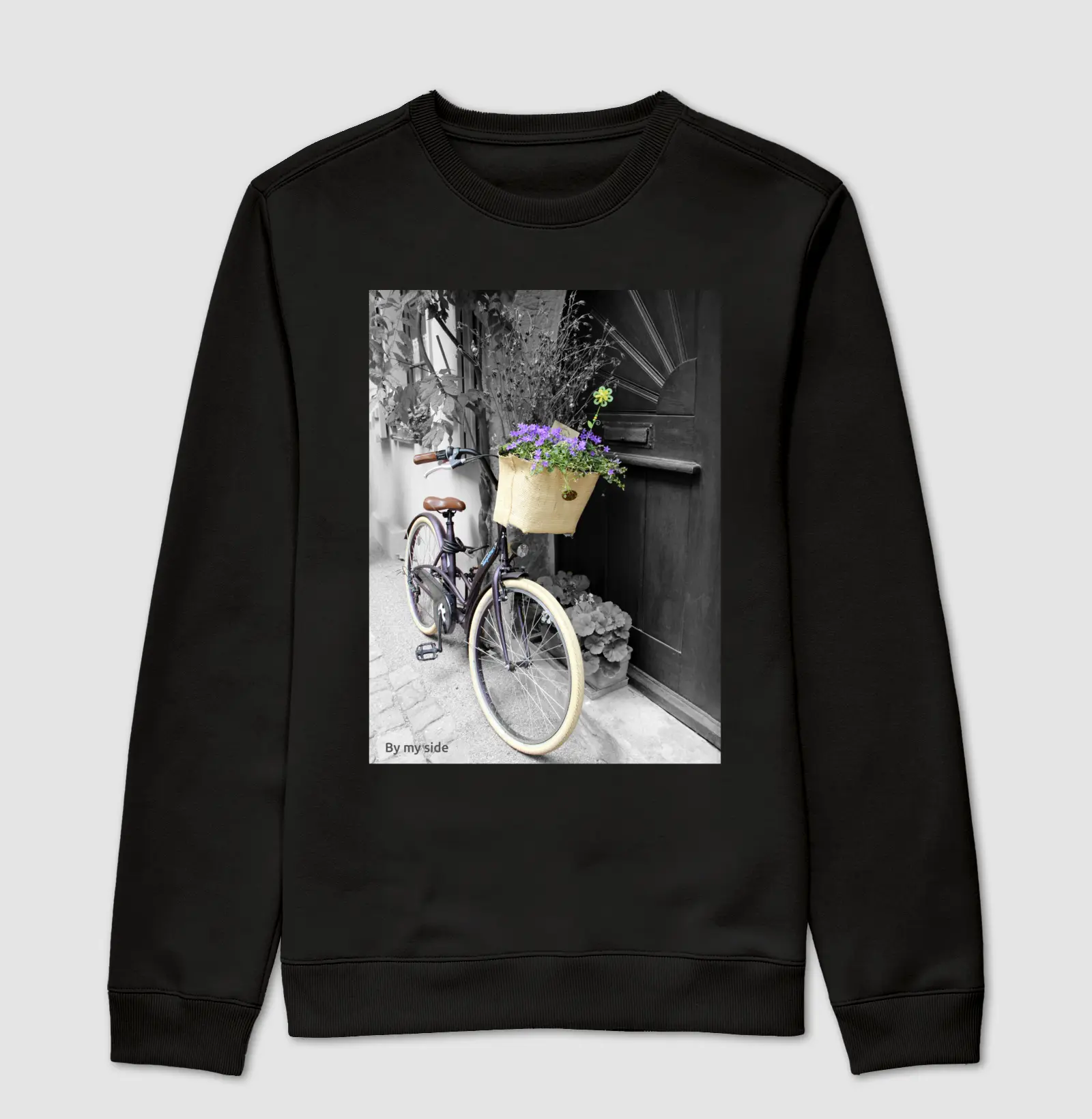 Bicicleta com flor
