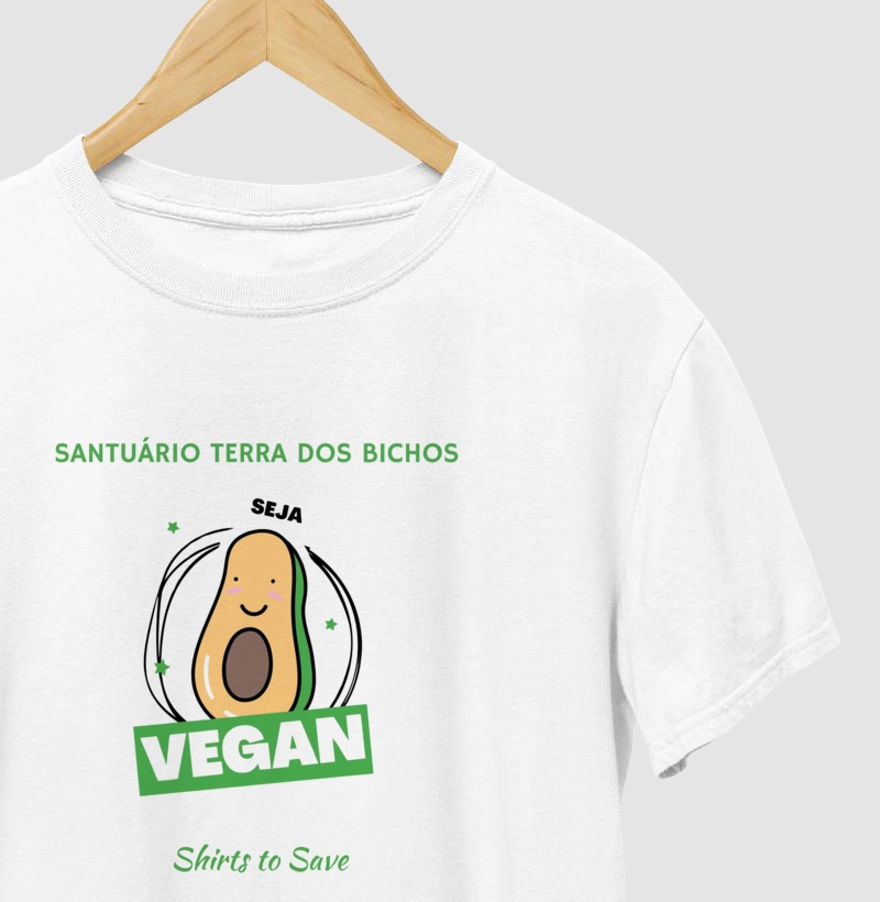 Camiseta Santuário Terra dos Bichos Vegan