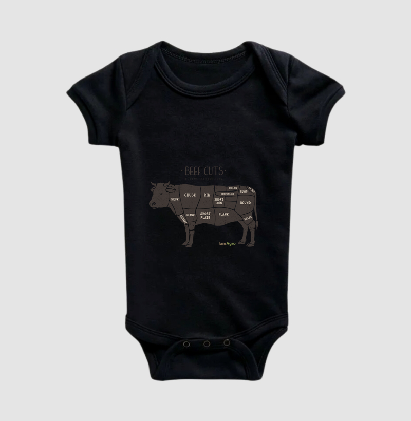 Body Infantil Cortes Beef Agro