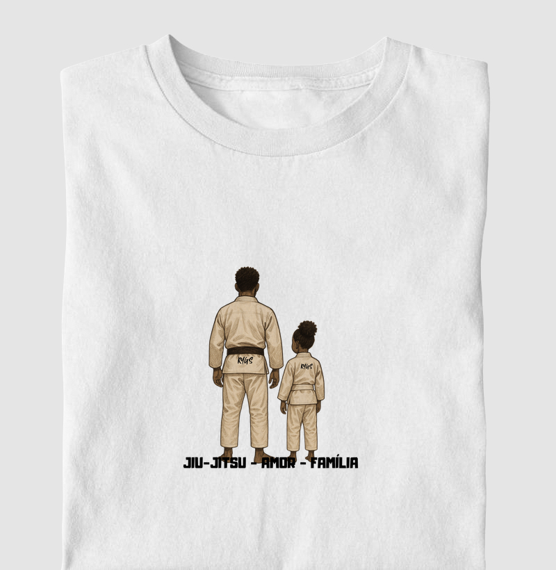 Pai e Filha jiu-jitsu - amor - família 