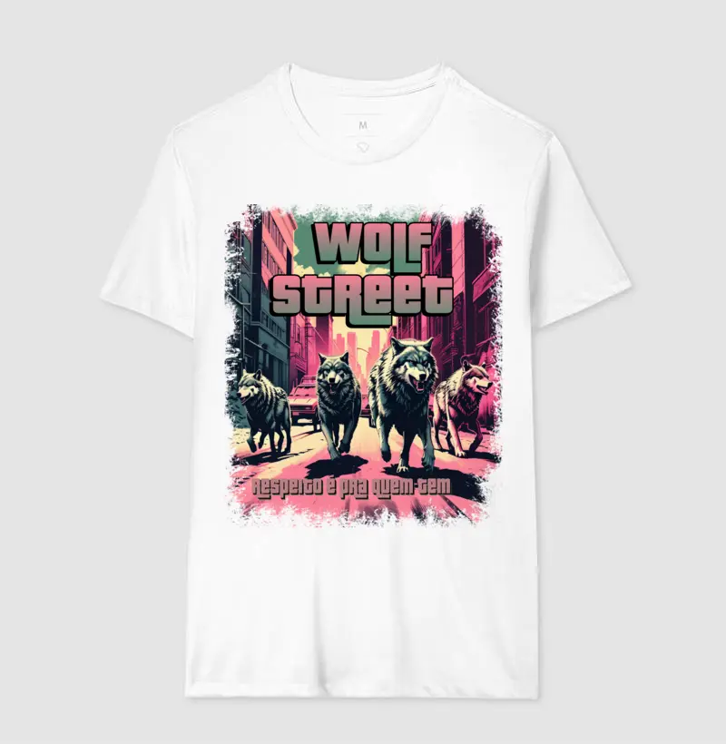 Camiseta Wolf Bootleg 100%Algodão 05