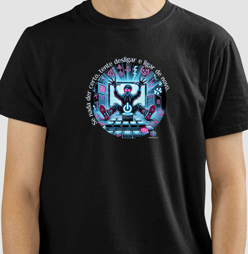 Camiseta Básica Se nada der certo... MindProductions
