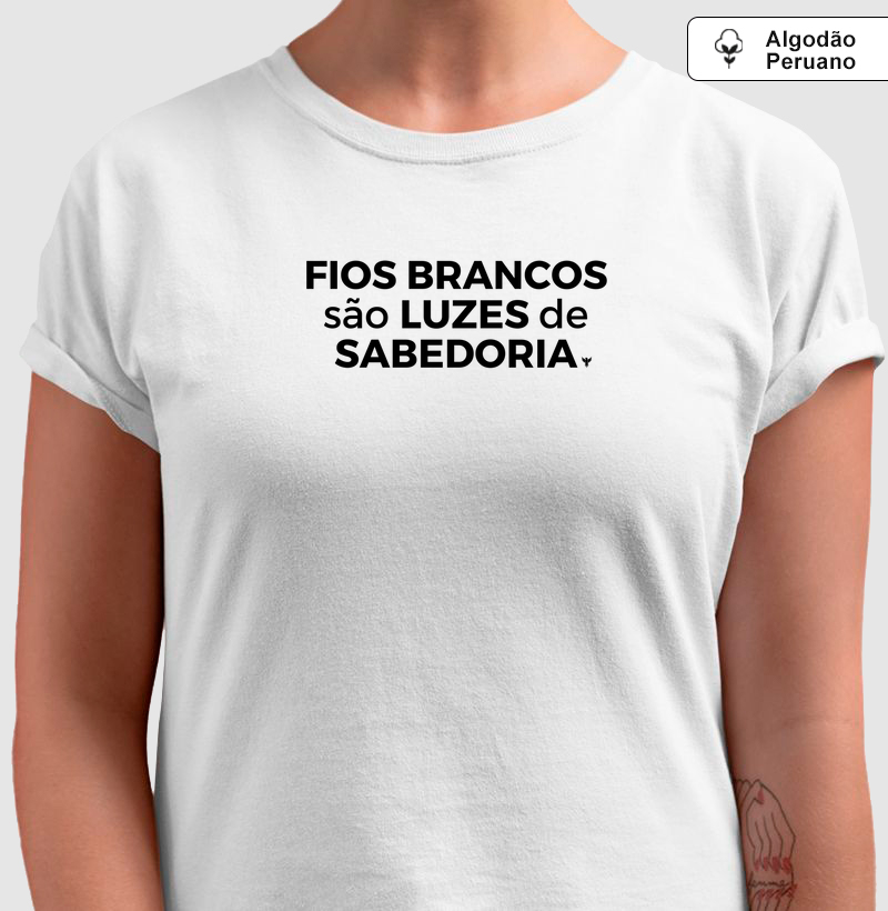Fios brancos são luzes de sabedoria