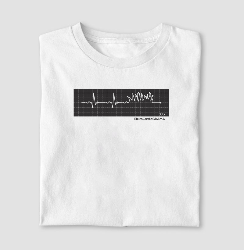 Camiseta Eletro Cardio Grama (ECG)