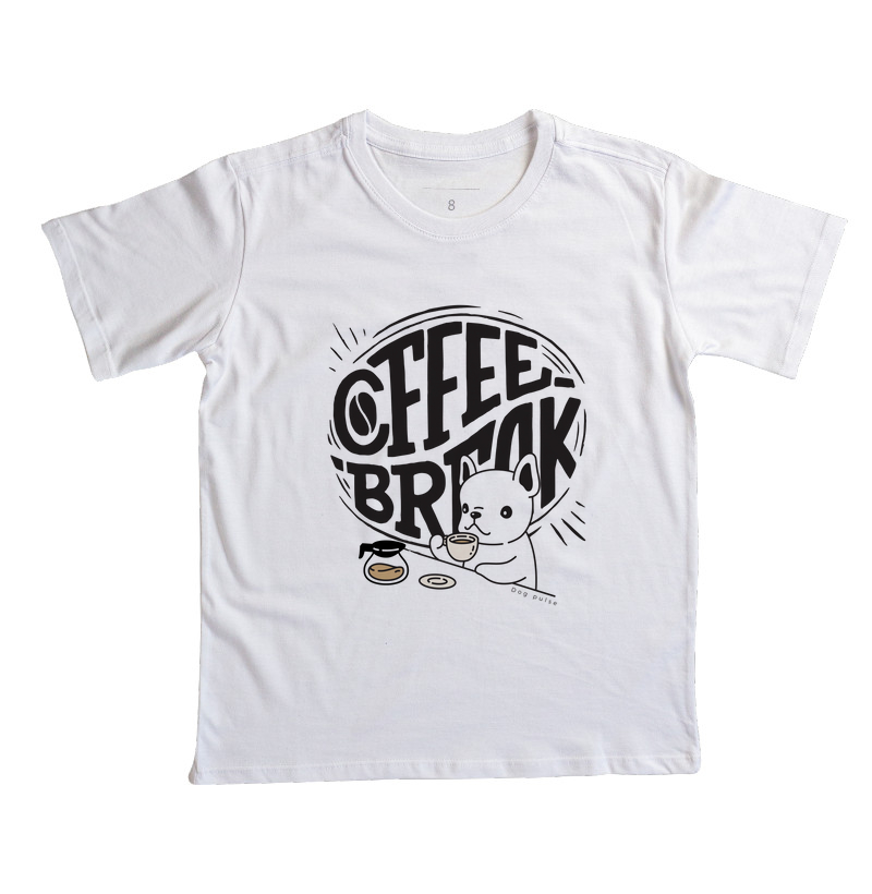Camiseta Infantil Dog Pulse - Coffee Break Dog
