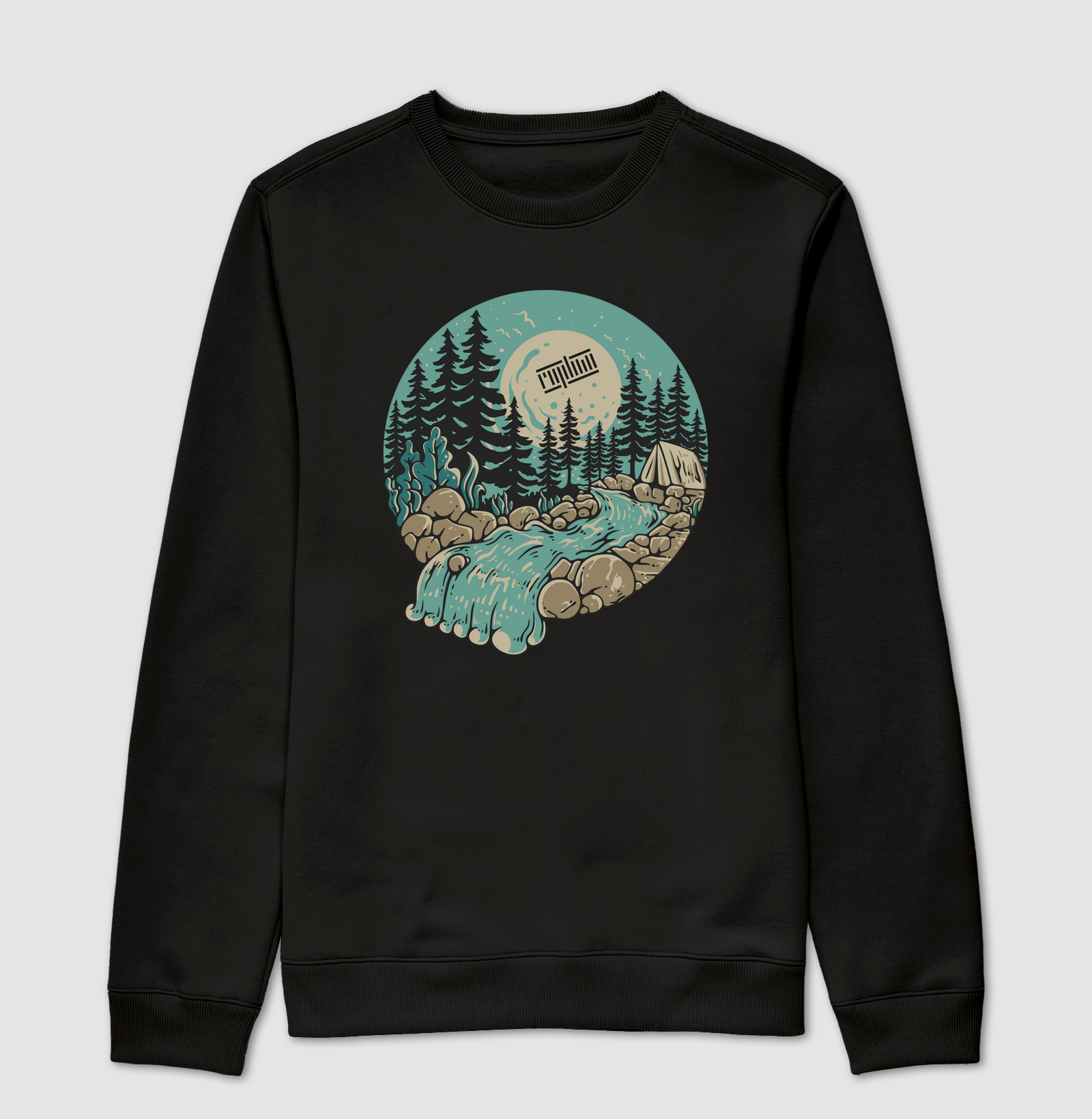 Cachoeira na floresta