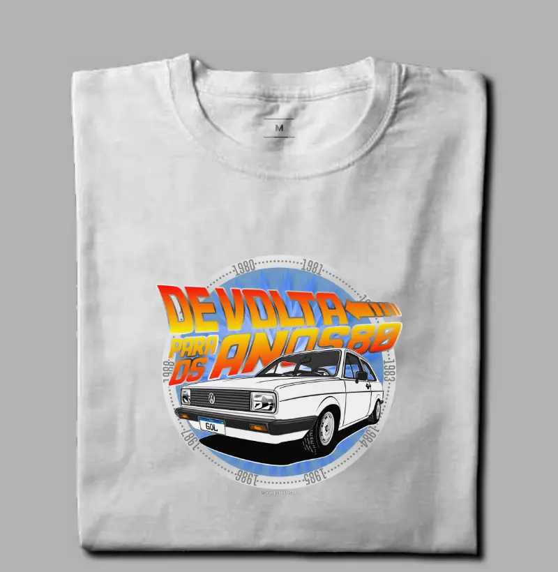 De volta para os anos 80 - Gol BX Branco