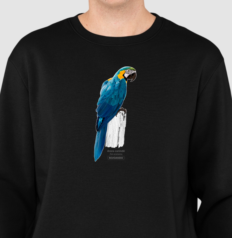 Aves do Brasil - Arara-canindé - Moletom