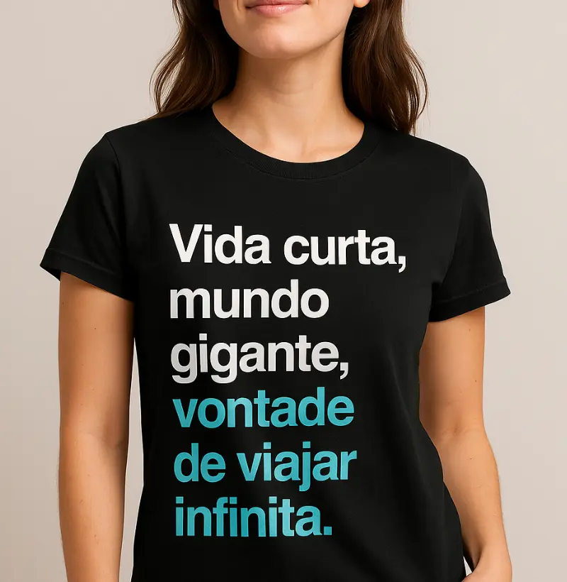 Vontade de viajar infinita