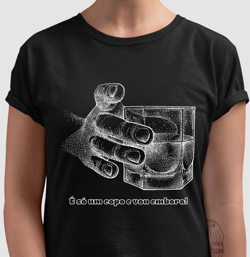 Camiseta É só um copo 