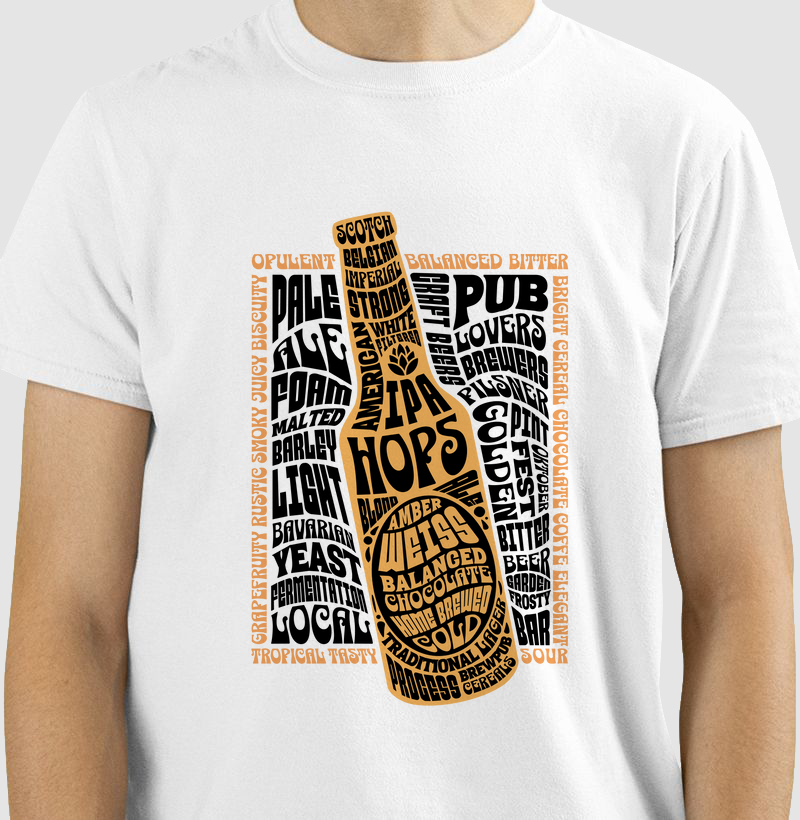 Hops IPA: Camiseta - A Paixão pela Cerveja em Cada Detalhe