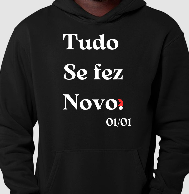 Tudo Se fez Novo. (letra branca)