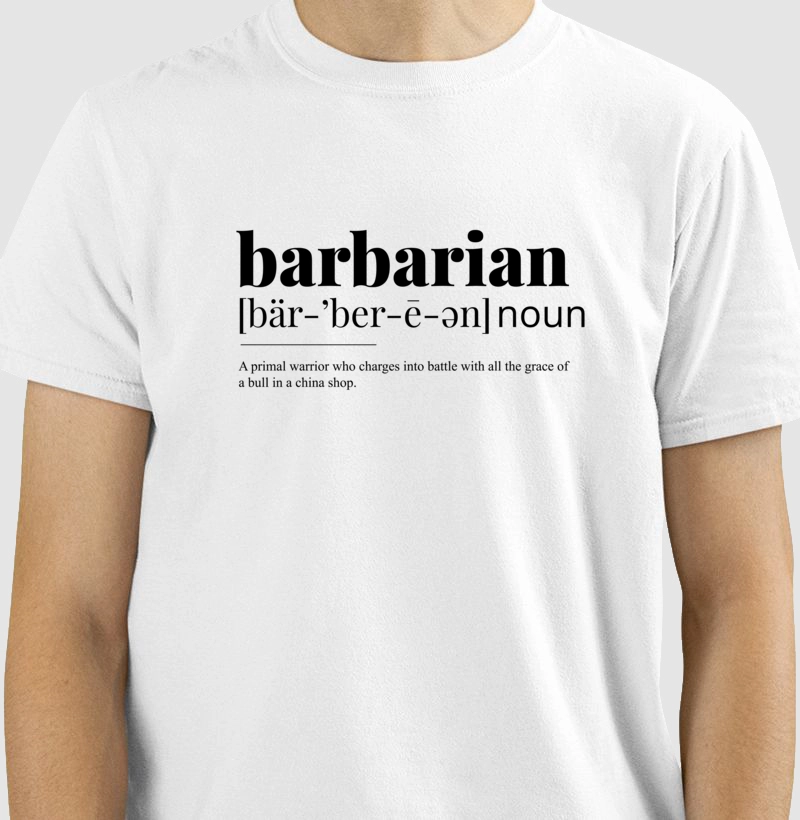 Camiseta Barbarian