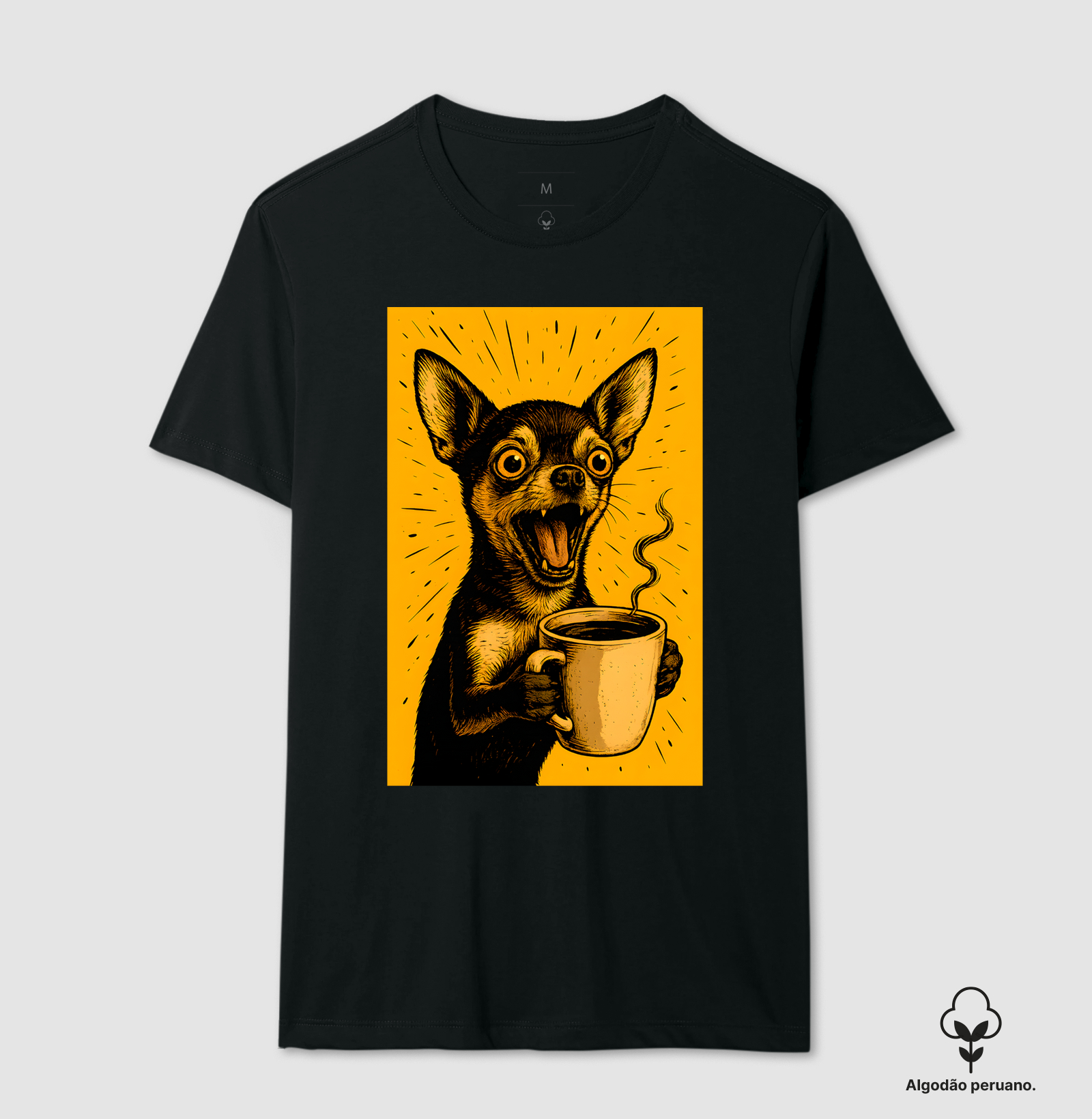 Chihuahua cafeinado