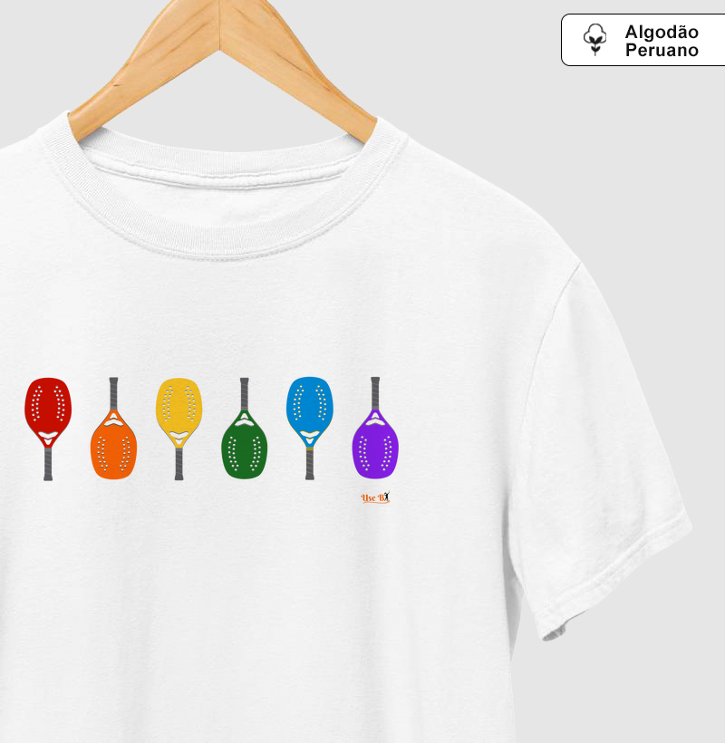 Raquetes coloridas