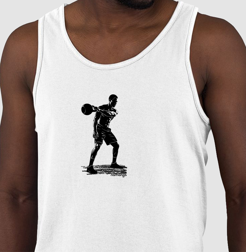 Regata CrossFit Kettlebell Swing Masculina – Na Manga
