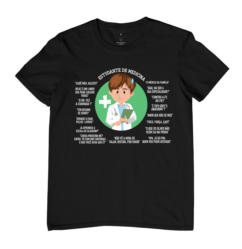 CAMISETA MEDICINER EST BRANCA