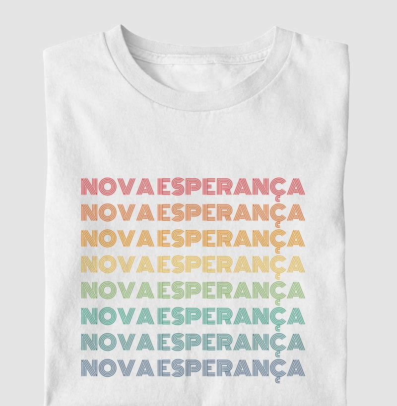 Nova Esperança Letreiro Retrô