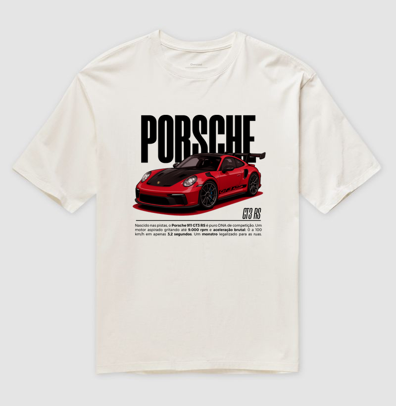 Porsche GT3 RS Vermelha Oversized