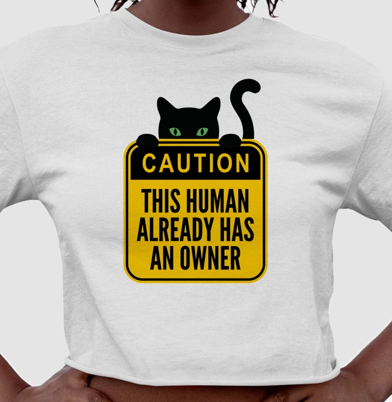 Cropped Proprietário Felino