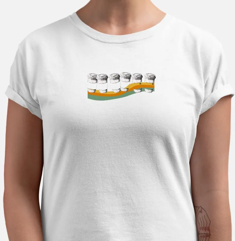 camiseta vintage café