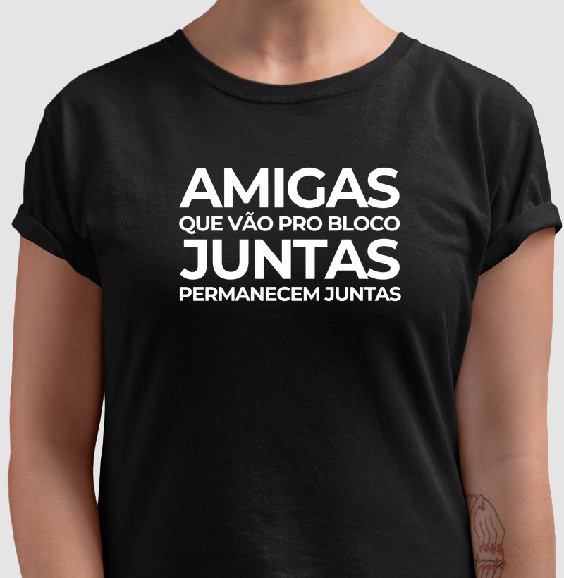 Amigas que vão pro bloco juntas