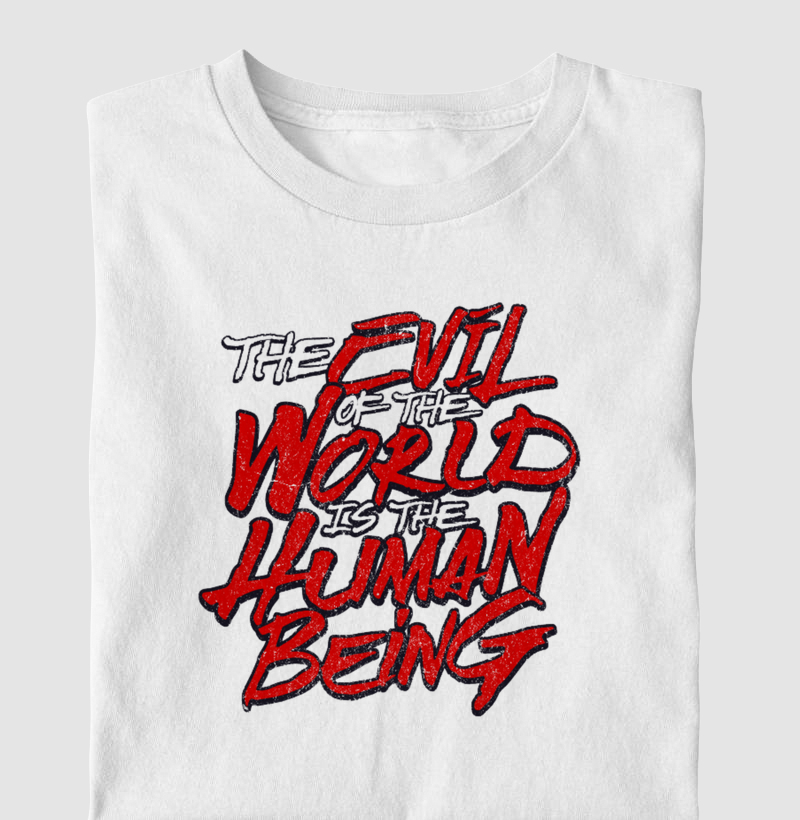 Camiseta Evil human
