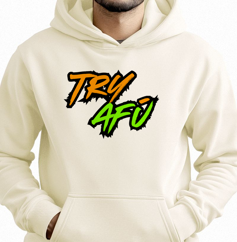 🔥🚀 Hoodie Slim Try Afú – O moletom canguru com atitude de rua e corte moderno!🔥 🚀