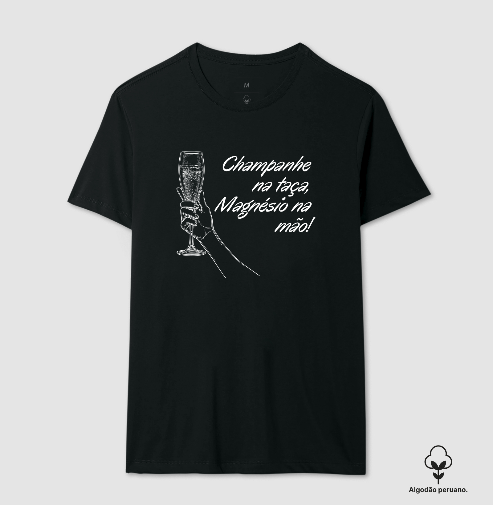 Champanhe na taça, Magnésio na mão!