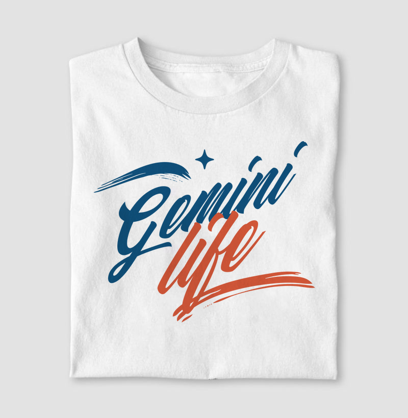 Camiseta Signos GÊMEOS - GEMINI LIFE