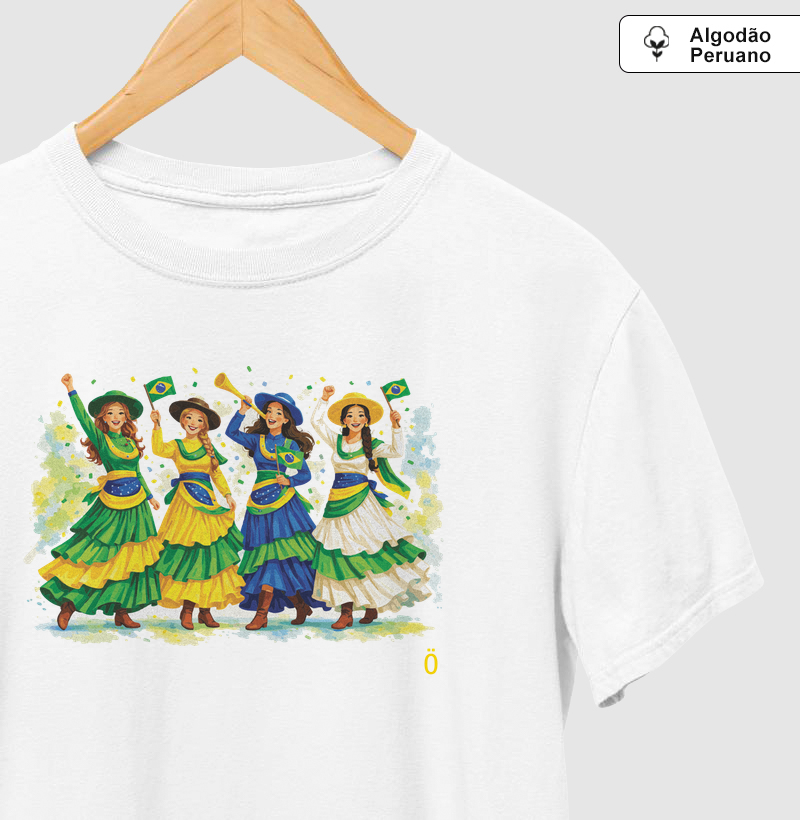 GAÚCHAS NA TORCIDA - Algodão Peruano