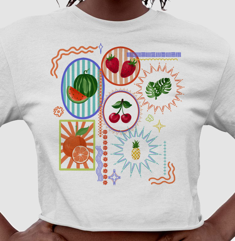 Cropped Summer Fruits