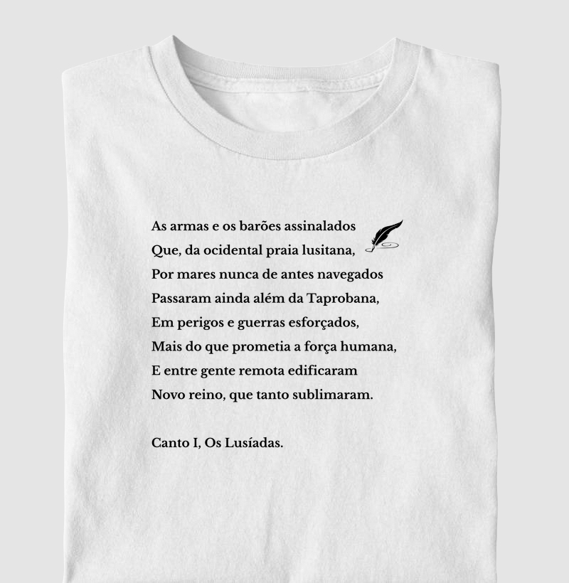Camiseta As Armas e os Barões Assinalados