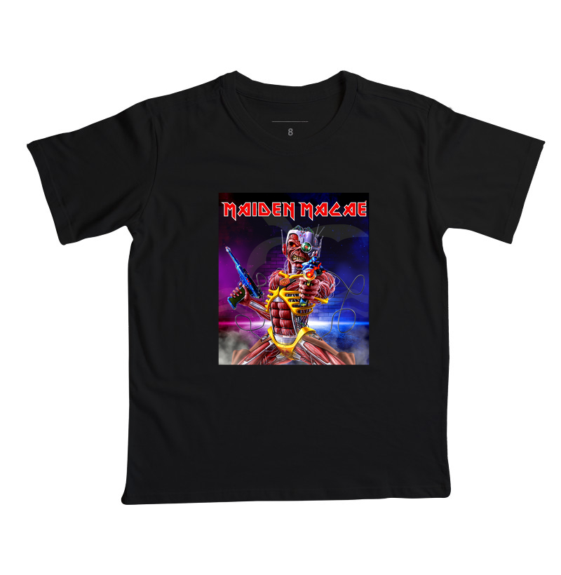 Camiseta Infantil Maiden Macaé Wall