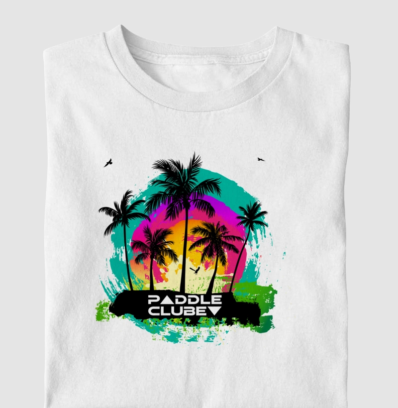 T-SHIRT Masculino e Feminino - Paddle Clube