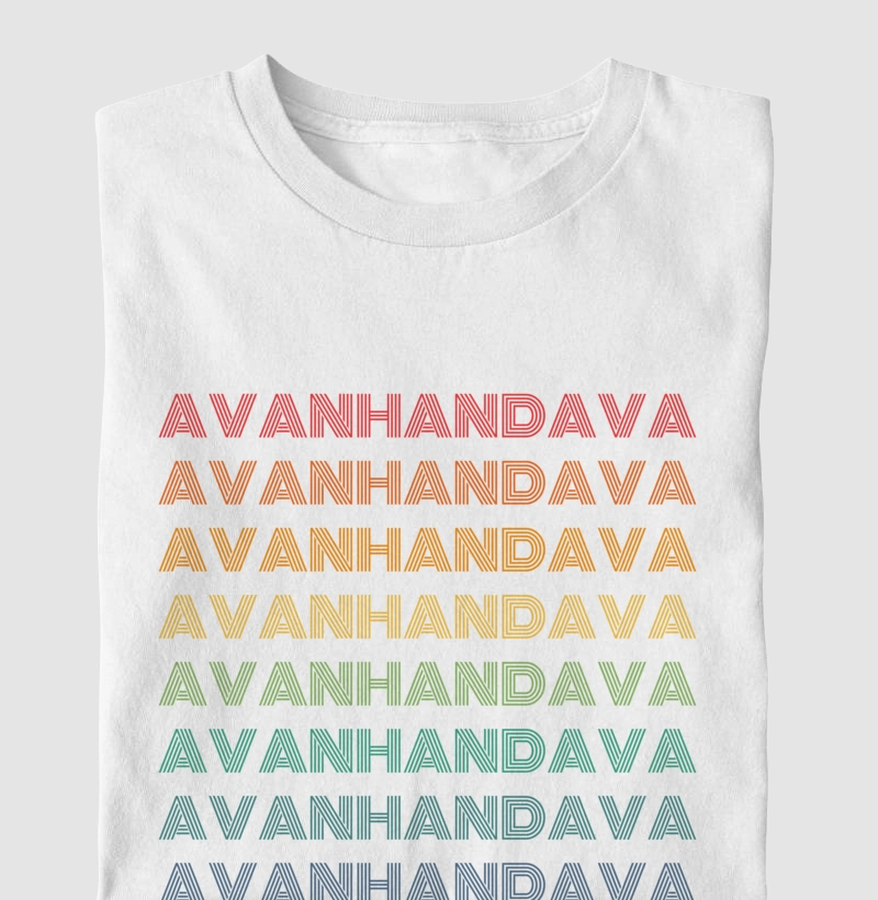 Avanhandava Letreiro Retrô